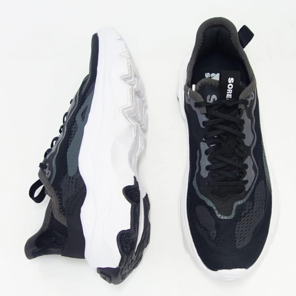 Sorel Kinetic Impact II Lace Sneakers Black White Men’s Size 9 - Picture 4 of 6